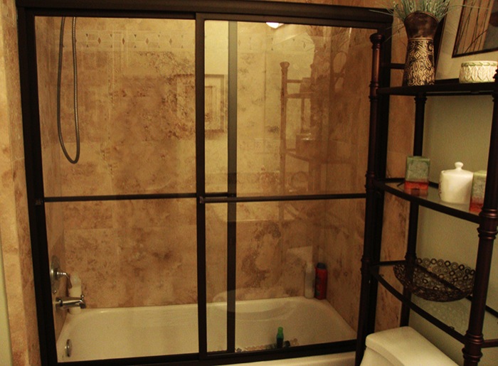 Shower Tub Slider Glass